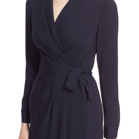 Satin Georgette Wrap Dress Caroline Issa SOLD OUT! - Picture 3 of 5